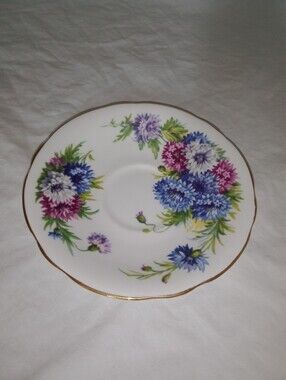 Mid Century Clarence Bone China Harvest Glory Saucer Plate 5 1/2"  Dia. England